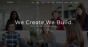 Dona – A Creative Multi-Purpose Parallax WordPress Theme