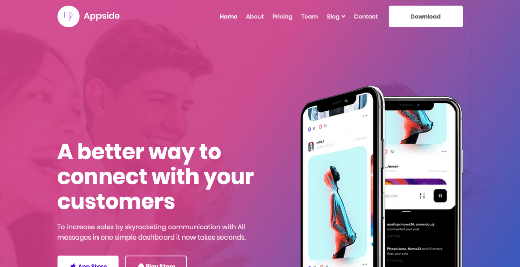 Appside - App Landing Page
