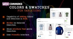 WooCommerce Colors and Swatches for Variations