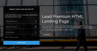 LEAD - Multipurpose Responsive HTML Landing Page