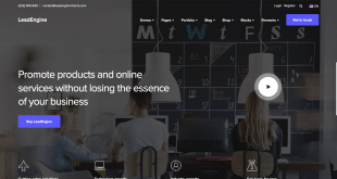 LeadEngine– Multi-Purpose WordPress Theme with Page Builder