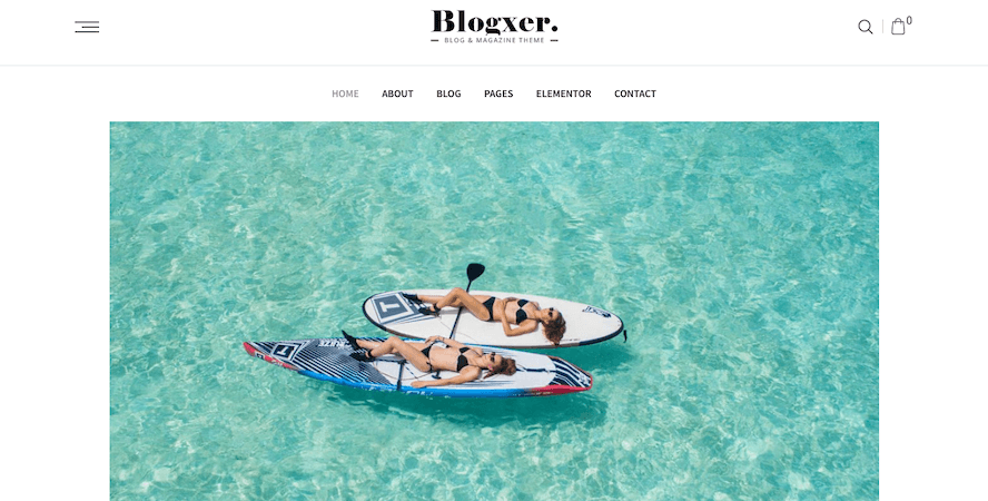 Blogxer – WordPress Blog Theme