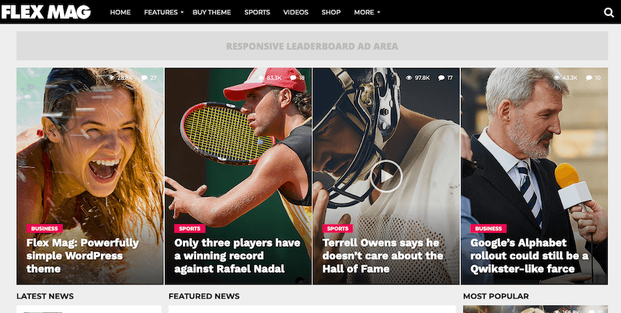 Flex Mag - Powerfully Simple WordPress News Magazine Theme