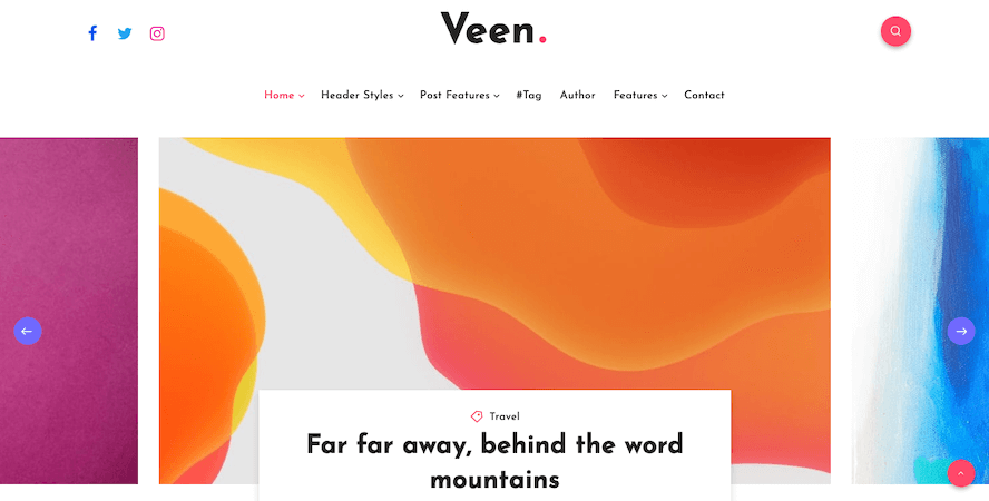 WordPress Blog Theme - Veen