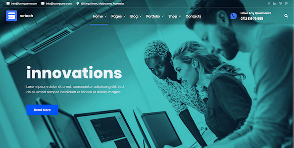 IT Services and Solutions WordPress Theme