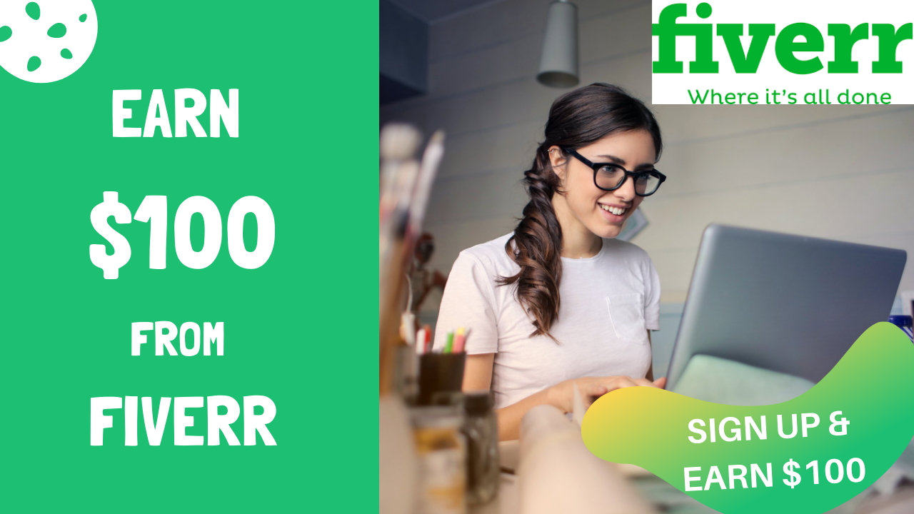 Fiverr referral-Earn $100
